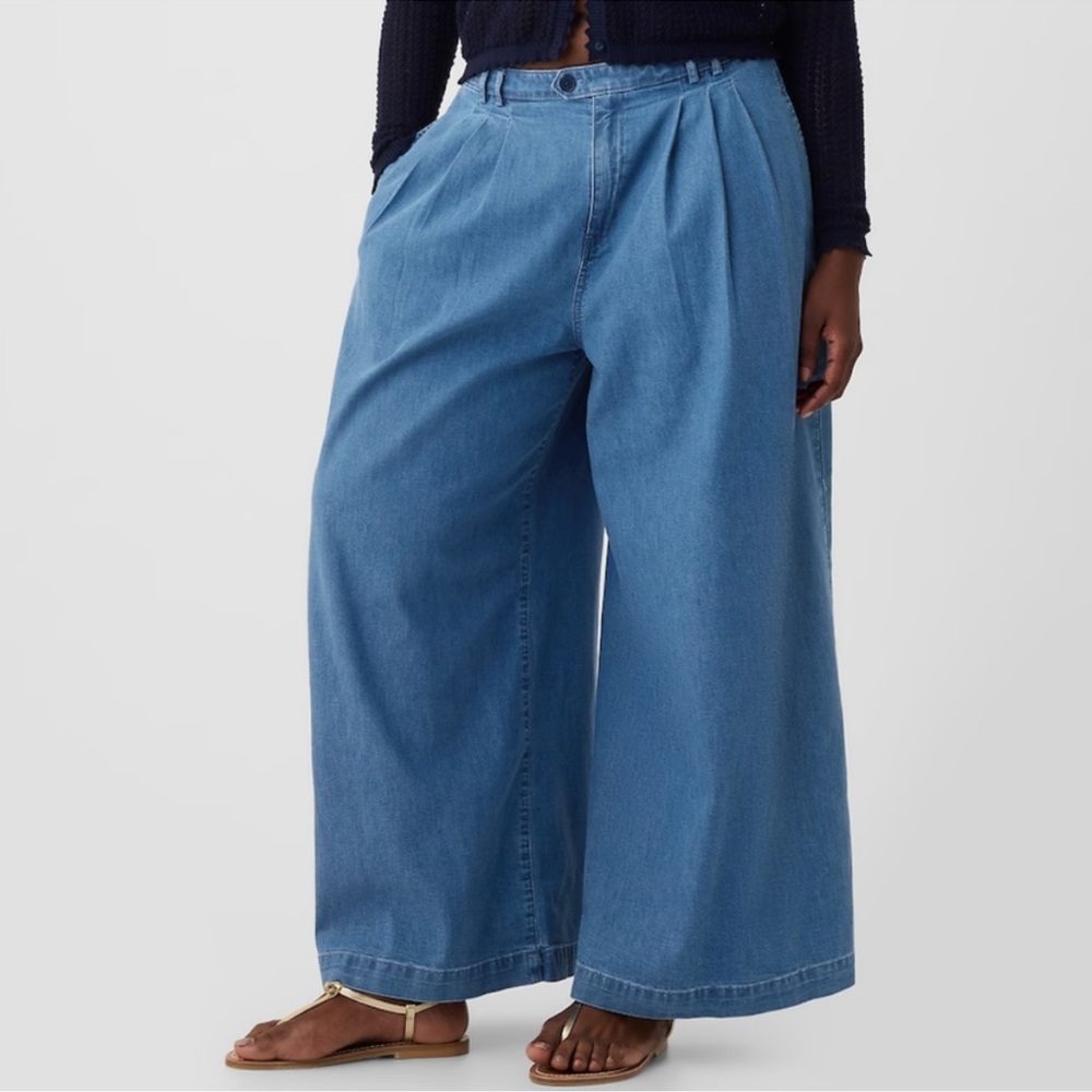 Gap x Doen Denim High Rise Trousers - Picture 4 of 8